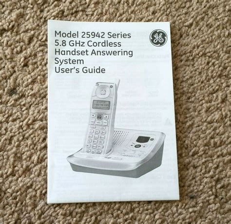 Ge 24 ghz cordless phone manual digital messaging system. - The book of acts the smart guide to the bible series.