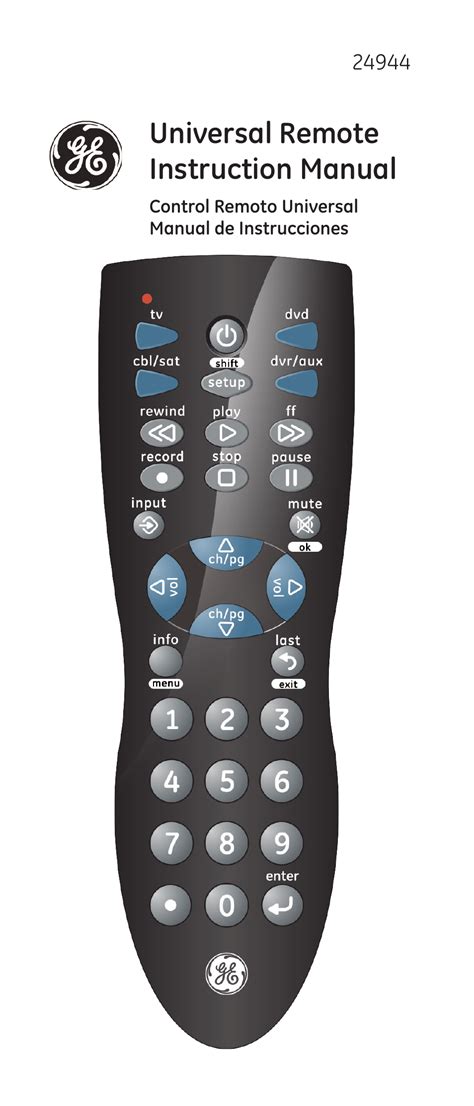 Ge 24944 universal remote control manual. - Bac datamaster manual ohio invalid sample.