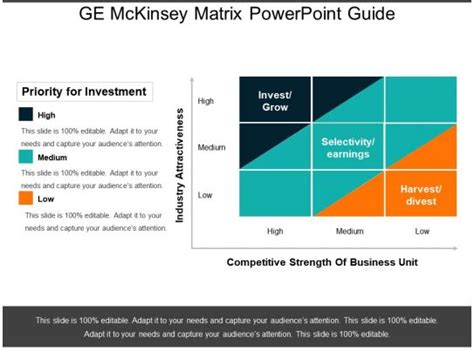 Ge Mckinsey Matrix Powerpoint Guide PowerPoint Presentation Pictures