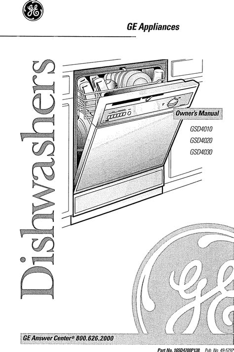 Ge adora quiet power 3 dishwasher manual. - Misure di base istruzioni guida tascabile.