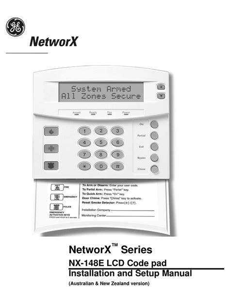 Ge networx nx 8 manuale di installazione. - Ebook student solutions manual for options futures and other derivatives.
