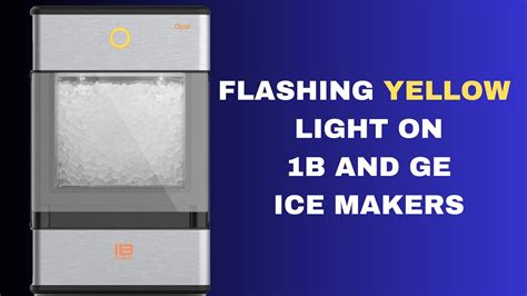 Ge profile ice maker flashing yellow. GE Profile Opal 2.0 Nugget Ice Maker Includes 4 Filters and Side Tank Makes Up to 38 Pounds of Ice Per Day Ice Ready in 10 Minutes, Holds Up To 3 Pounds of Ice Ice is Made From Compacted Ice Flakes Built in Wi-Fi and Voice Control Item 1760993 Model XPIO43SCSS. May Savings. Online Only. GE Profile Opal 2.0 Nugget Ice Maker ... 
