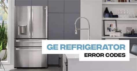Ge refrigerator 6c error code.  And, how would you like to connect with the Technician - pho...
