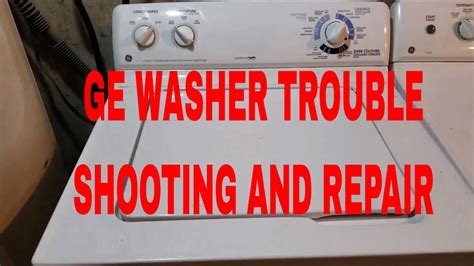 Why Is My GE Washer Not Spinning Clothes Dry? If your GE washer won’t spin the clothes dry, consider these 11 possibilities: GE Top Load Washer Not Spinning Clothes Dry 1. Check for Loose Power Connection. Sometimes, a loose power connection causes the GE washer not to spin completely, and you may end up with dripping clothes.