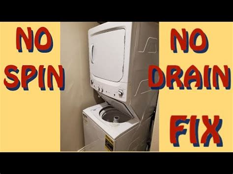 Ge washer dryer combo not spinning. Free repair help to fix your GE washer/dryer combo. Use our DIY troubleshooting and videos. Then, get the parts you need fast. 1-877-650-2121 ... Dryer stopped spinning; Dryer overheating; Dryer not heating; Dryer makes noise; Dryer drum not turning; Washer dispenser not working; Dryer has a burning smell; 