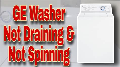 Ge washer not draining or spinning. Things To Know About Ge washer not draining or spinning. 