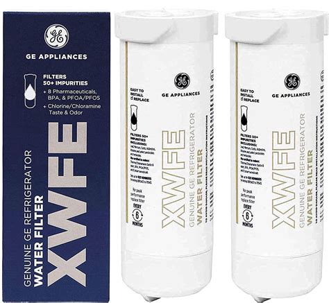 Ge xwfe refrigerator water filter. PUREPLUS XWF Replacement (NOT XWFE) for GE WR17X30702, GBE21, GDE21, GDE25, GFE24, GFE26, GNE21, … 