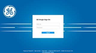 Please fill out this field. Next Forgot your SSO User ID? | Sign Up Now! | Forgot your Password? | SSO FAQs | Modify Your Account © General Electric Company General .... 