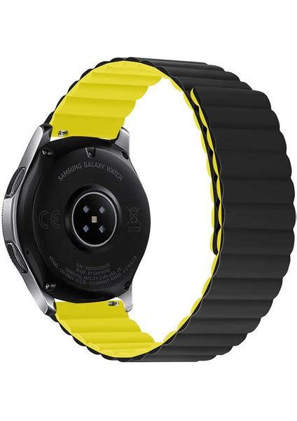 Gear S2 (20mm) KRD-02 Uyumlu Kordon Ensueno Siyah Fiyatı.