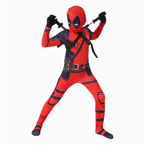 Gear Up Your Little Heroes with the Ultimate Kids Deadpool Costume with Accessories