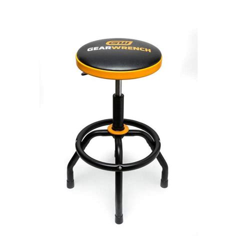 GearWrench Shop Stool, Adjustable Height 26-1/2 In. to 31 In.