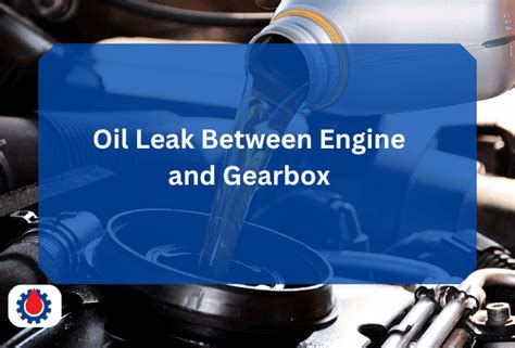 Gearbox oil leak fix.  ### Identifying Oil Leaks Look for signs of oil pooling beneath your vehicle...
