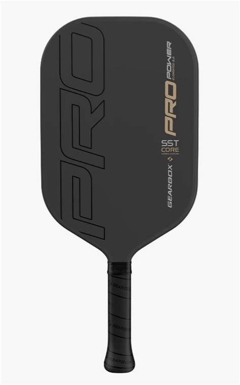 Gearbox pro power elongated. Its quiet sound will keep your opponent on edge as they try to decipher the sound of your winning shot. Paddle Face Finish: Toray T700 (Raw Carbon Fiber) Core Material: Toray T-700 Carbon Fiber. Core Construction: Patented Carbon Fiber Chambers. Head Shape: E (Elongated) Weight: 8.0 oz. Handle Circumference: 4” grip. Handle Length: 5-1/2". 