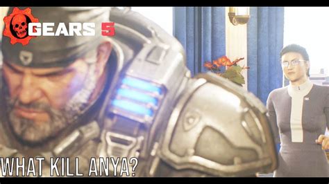 Gears 5 - Marcus and Jinn Argue About What Killed Anya