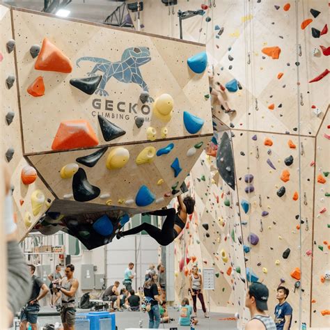 Gecko climbing gym.  Members meet regularly on Friday evenings during sch...