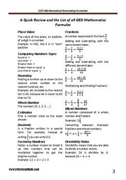 Ged Math Formula Chart Hot Sex Picture