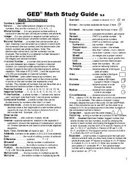 Ged math study guide 2015 printable. - Study guide for texas speech certification.