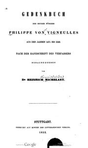 Gedenkbuch des metzer bürgers philippe von vigneulles aus den jahren 1471 bis 1522. - The divorce and child custody guide.
