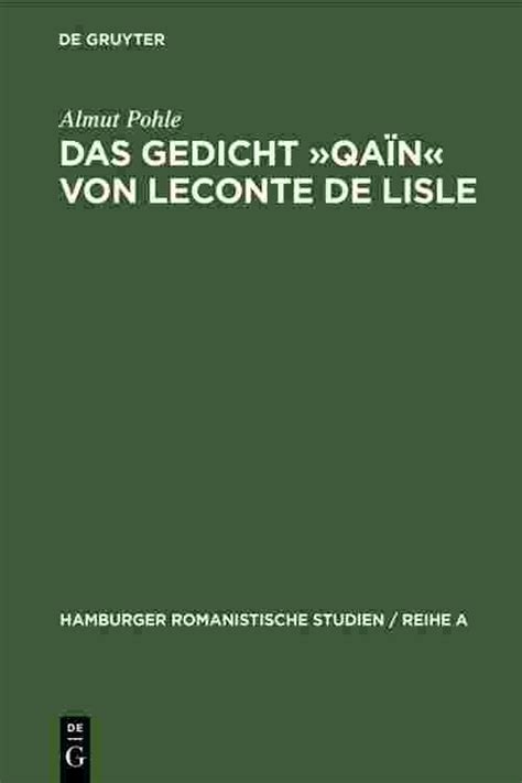 Gedicht qaïn von leconte de lisle. - Mechanics of material 5th edition solution manual.