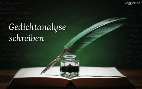 Gedichtanalyse schreiben Tipps & Tricks - YouTube