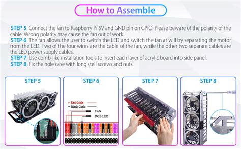 GeeekPi Stackable 12-Layer Raspberry Pi Cluster Case.