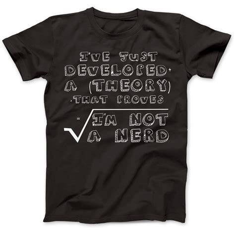 Geek t shirts. On Science Geek Tees we have collected thousands of original science t-shirts for geeks, science fans and computer nerds. We've covered STEM (Science, ... 