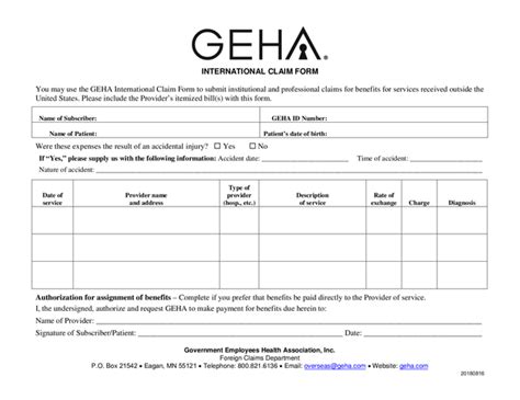 Geha address for claims. Please Fill Out. Date of Illness/Injury (optional) Please enter the month, day and year of the patient's illness/injury. Once you submit this information, we will update your file. If it is more convenient, you may call us with this information at (800) 821-6136. Thank you for your cooperation. 