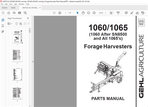 Gehl 1060 1065 forage harvesters parts manual. - Record of lodoss war, die graue hexe, bd.3.