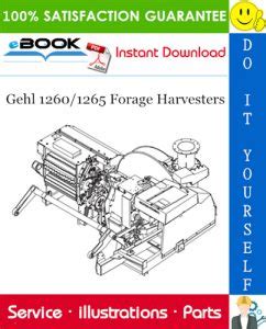 Gehl 1260 1265 forage harvesters parts manual. - The principles of banking a guide to asset liability and liquidity management.