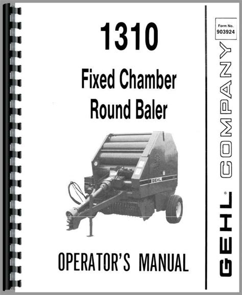Gehl 1310 fixed chamber round baler parts part ipl manual. - Manuali per gru a torre potain mc 85a.