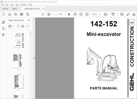 Gehl 142 152 mini excavator parts manual download. - Guía curiosa y ecológica de las hurdes.