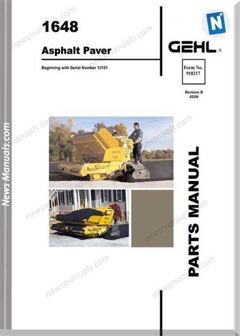 Gehl 1648 plus asphalt pave parts manual. - Krajewski ritzman malhotra 9th edition solutions manual.