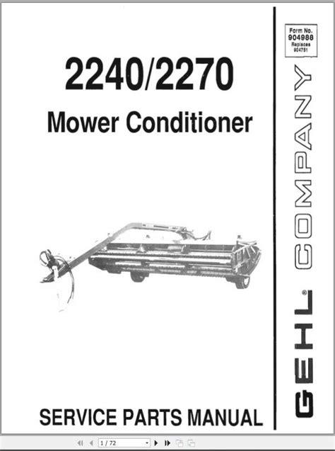 Gehl 2240 2270 mower conditioner parts manual. - Generac 200 amp automatic transfer switch manual.