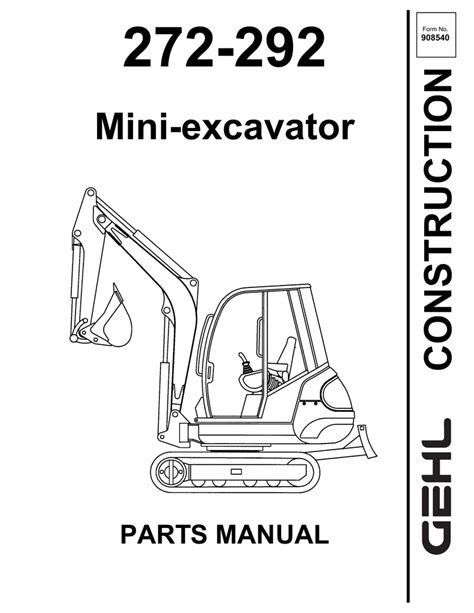 Gehl 272 292 mini compact excavator parts manual. - Zur historischen identität des oldenburger münsterlandes.
