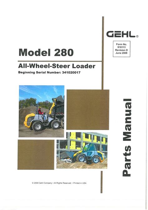 Gehl 280 all wheel steer loader parts manual. - 1989 suzuki swift 1300 gti service repair workshop manual.