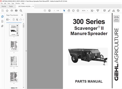 Gehl 300 series scavenger ii manure spreader parts manual. - 1989 audi 100 ac heater control manual.