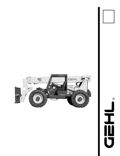 Gehl 663 telescopic handler parts manual download. - The change champion s field guide strategies and tools for.