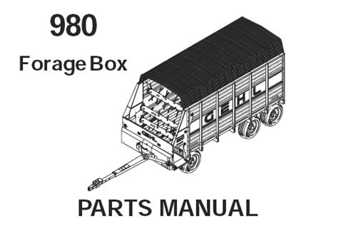 Gehl 980 forage box parts manual. - Rolls royce allison 250 c18 manual.