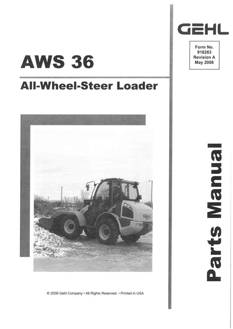 Gehl aws 36 all wheel steer loader parts manual. - Haynes manual honda cb1 400 1989.