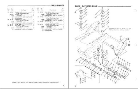 Gehl ca670 one row attachment parts manual. - Catalogo ricambi escavatore mini escavatore volvo ecr88.
