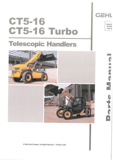 Gehl ct5 16 ct5 16 turbo telescopic handlers parts manual. - Toshiba ct scanner 16 guide user.