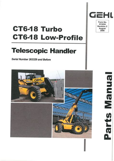 Gehl ct6 18 turbo telescopic handler parts manual. - A handbook of organic farming reprint.