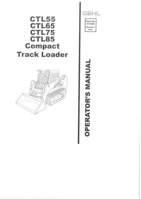 Gehl ctl55 ctl 55 compact track loader engine parts manual. - Hyster class 1 forklift repair and service manual.