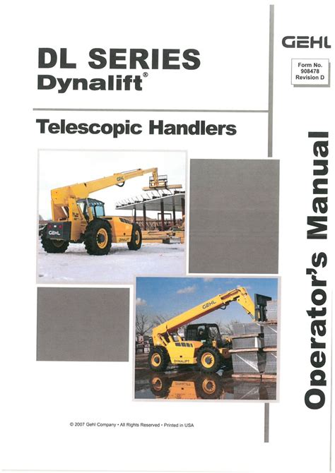 Gehl dynalift dl 8 service manuals. - Torrent the real act guida alla preparazione.