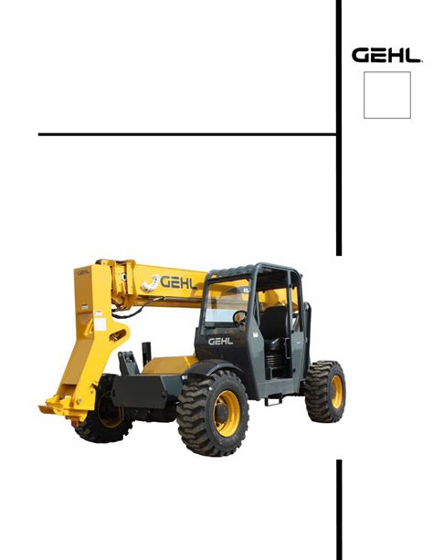 Gehl rs6 34 telescopic handler parts manual. - Repair manual on the jatco automatic transmission.