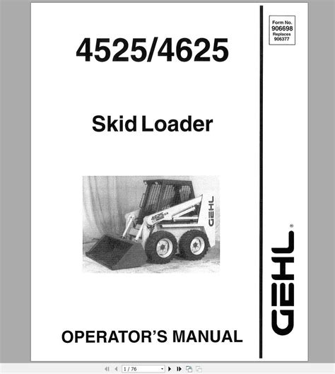 Gehl skid steer repair manual 4625. - Allis chalmers 710c loader 714c backhoeloader 715c backhoeloader operators manual.