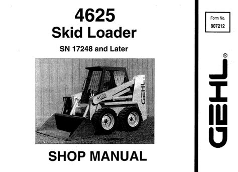 Gehl skid steer service and repair manual. - El principito y la gestión empresarial.