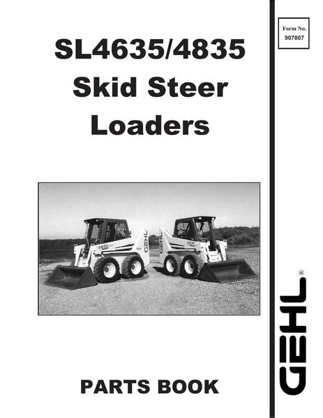 Gehl sl4635 sl4835 skid steer loaders parts manual. - 2015 suzuki dt 200 service handbuch.