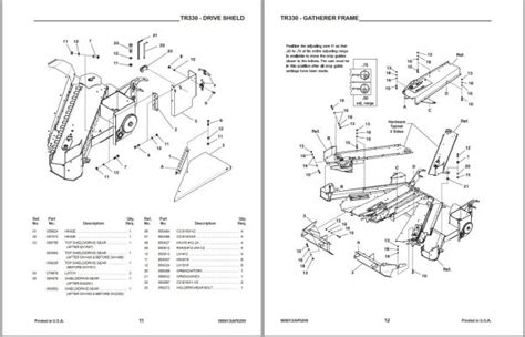 Gehl tr330 three row attachment parts manual. - Rally plus guida manuale del tosaerba.