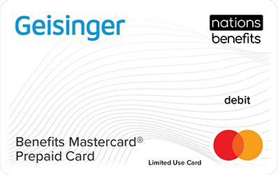 Geisinger.nations benefits.com. A: Once your plan has started, you can use your Benefits Prepaid Card to help pay for eligible OTC items. Eligible items include brand-name and generic, store brand vitamins, first aid supplies, pain relievers, and more. 